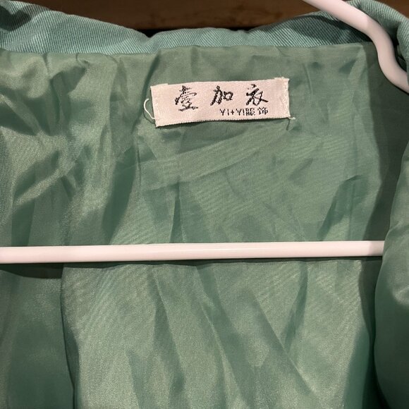 Teal Green Bomber Jacket from South Korea - Picture 2 of 4